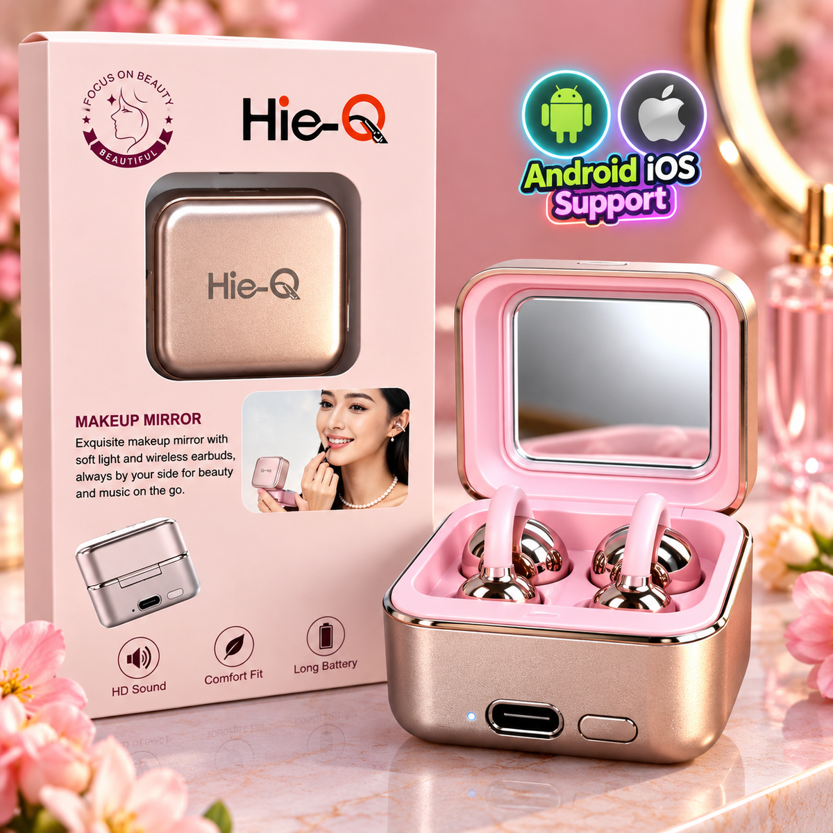 Hie-Q Magic Mirror Clip Earbuds