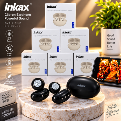 INKAX CLIP-02 – TRUE WIRELESS CLIP-ON EARBUDS